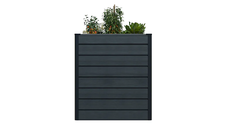 planeo BPC-Rhombus letto rialzato Cube - Grigio pietra co-ex. 70 x 70 x 79 cm