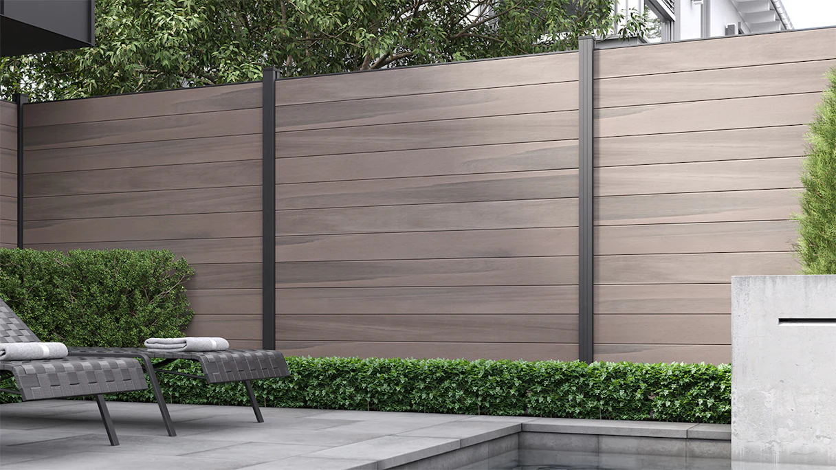 planeo Solid - Push-in fence square Bi-Color co-ex