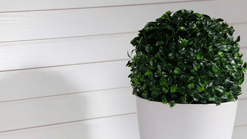 planeo WoodWall - Calm Panel Weiß - 235 x 9,5 cm