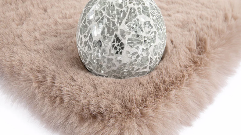 tappeto planeo - Coniglio 100 panna 120 cm rotondo