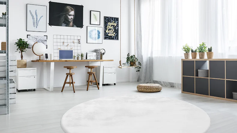 planeo Teppich - Rabbit 100 Weiß