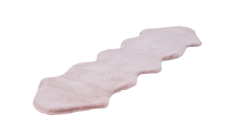 tappeto planeo - Coniglio Doppio Montone rovesciato 300 Rosa 60 x 180 cm