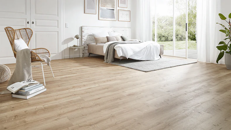 Wineo vinyle à coller - 400 wood XL Comfort Oak Nature | Grain synchronisé (DB291WXL)