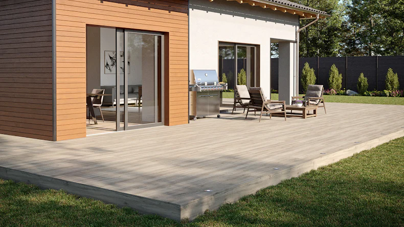 planeo TitanBoard HPL- Terrassendiele Risseiche light - 2. Wahl