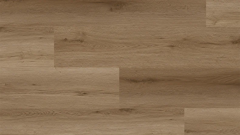 planeo Rigid Klick Vinyl - HOMEtec Pro 50 IXPE Natural Brown Oak | Trittschalldämmung integr. (RP-G50-2)