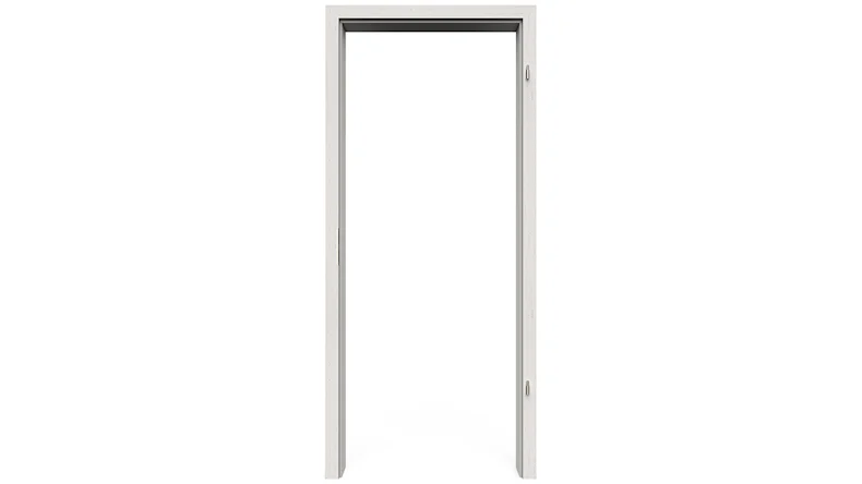 planeo Standard Zarge Rundkante - CPL Esche Weiss - 2110 x 985 x 310 mm DIN Links