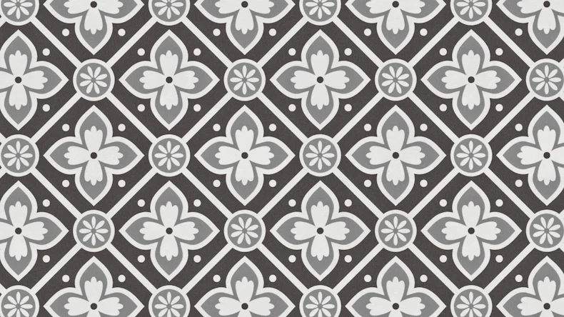 Gerflor revêtement de sol CV - BOOSTER ALMA BLACK & WHITE - 2316