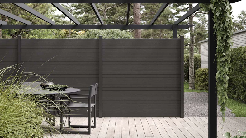 planeo 3D - Gartenzaun Anthrazitgrau