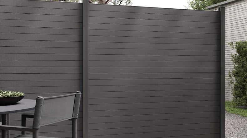 planeo 3D - Gartenzaun Anthrazitgrau