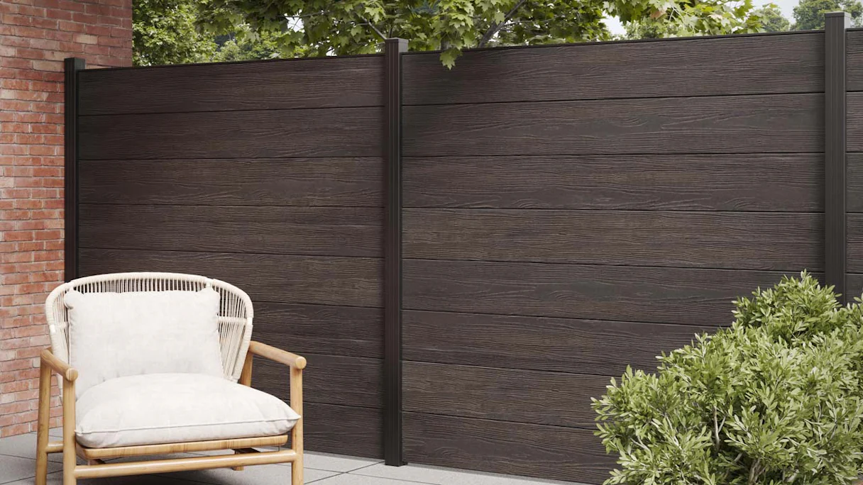 planeo AEX - garden fence rosewood