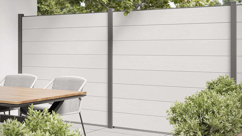 planeo Envoy - garden fence light grey antique