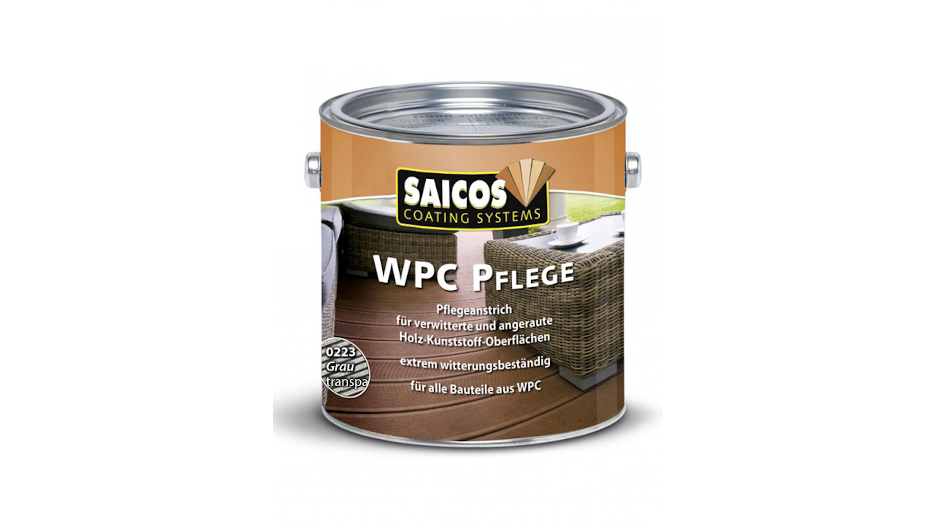 Saicos WPC Care Gris transparent 2,5 L