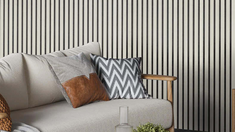 Pannelli acustici Skaben SilentWall Pro - rovere bianco - 250 x 60 cm