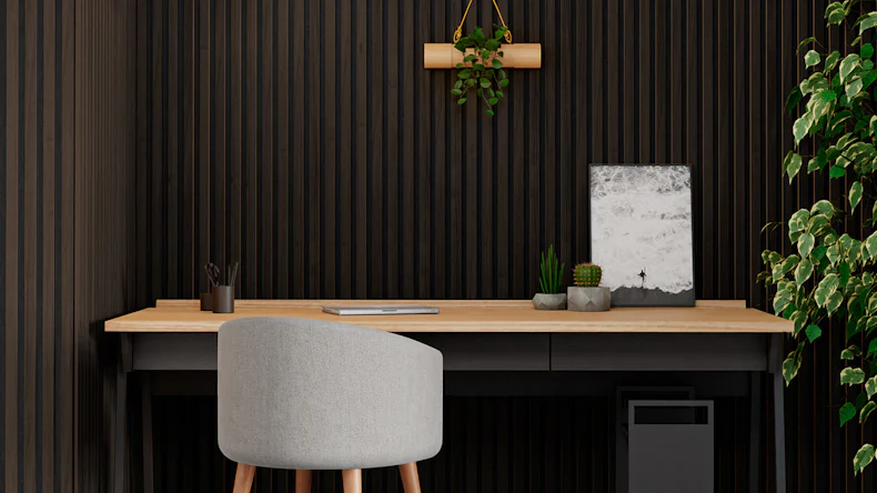 Wandverkleidung Holz planeo WoodWall Easy-Sticks - Eiche Antik 2,60m