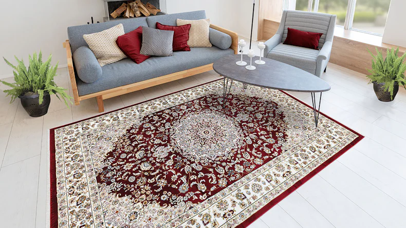 tappeto planeo - Scozia - Edimburgo rosso 200 x 290 cm