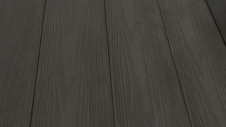 planeo Elegant BPC Terrassendiele - Pro 3D Massivdiele Carboneiche Holzstruktur