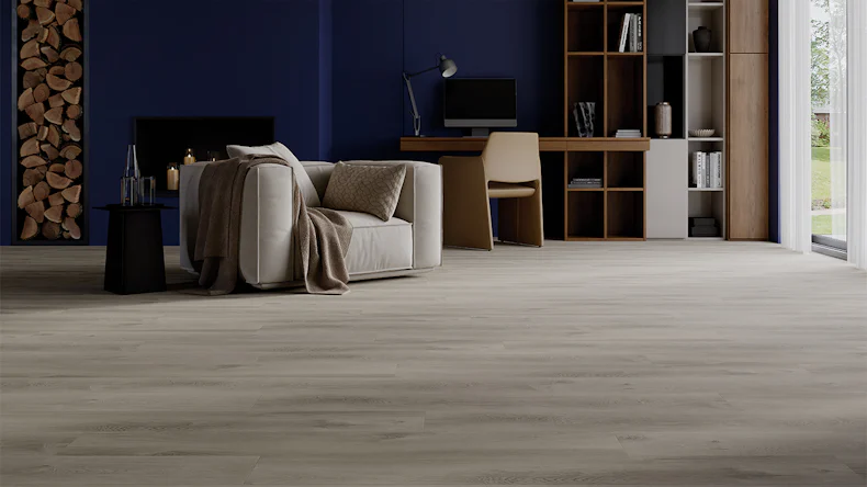 planeo Rigid Klick Vinyl - HOMEtec Basic 30 IXPE Soft Mid Grey | Trittschalldämmung integr. (RP-E30-7)