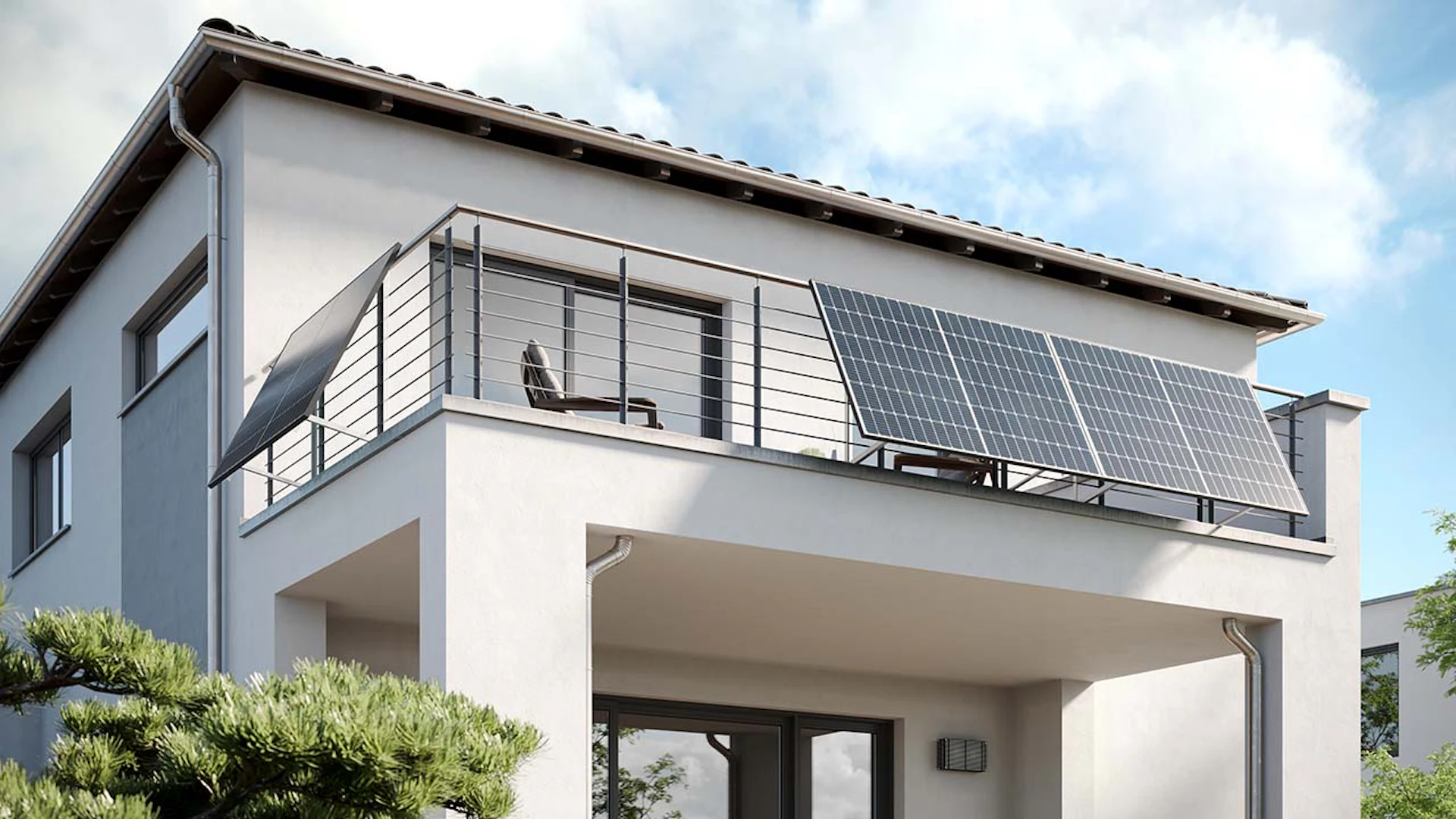 SolarFlow Speichersystem 2kWh mit 600W oder 800W Balkonkraftwerk für Balkonmontage