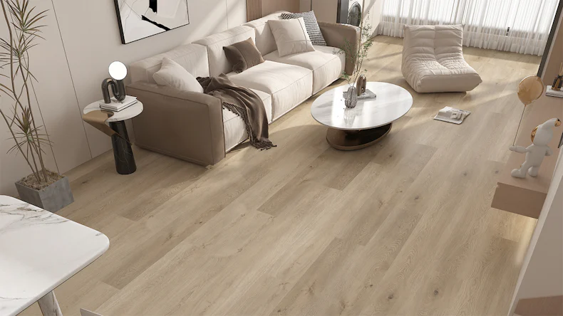 planeo Rigid Klick Vinyl - ObjektPRO Eiche Avantgarde 1,83m lange XL Diele | Trittschalldämmung integr. (SP183-04)