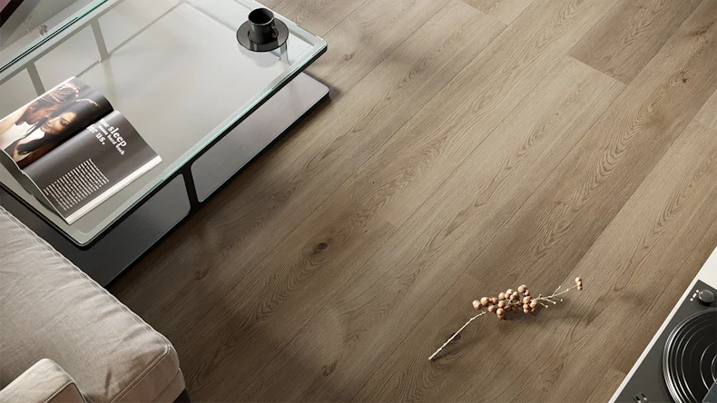 planeo Rigid Klick Vinyl - ObjektPRO Eiche Avantgarde 1,83m lange XL Diele | Trittschalldämmung integr. (SP183-04)