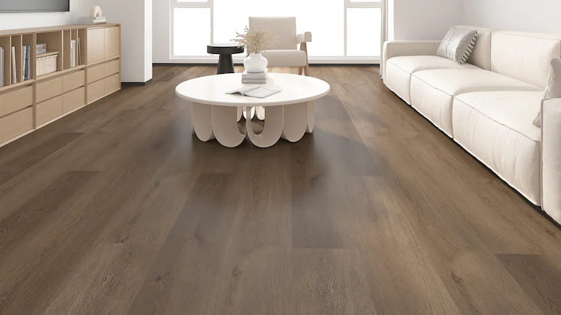 planeo Rigid Klick Vinyl - ObjektPRO Eiche Supreme 1,83m lange XL Diele | Trittschalldämmung integr. (SP183-05)