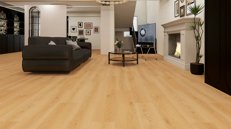 Lys&Land Vinile Klick rigido - Fjordline XL Oak Nova Tavola XL lunga 1,83 m e isolamento acustico integrato (SP183-09)