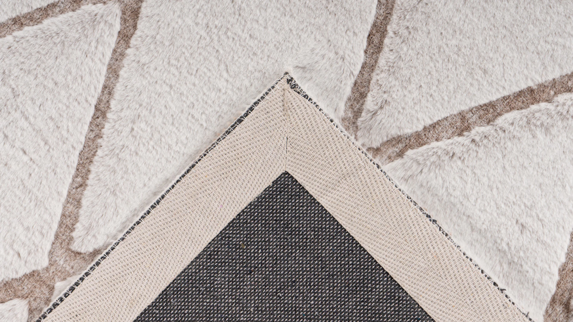 tappeto planeo - Vivica 225 bianco / taupe 80 x 250 cm