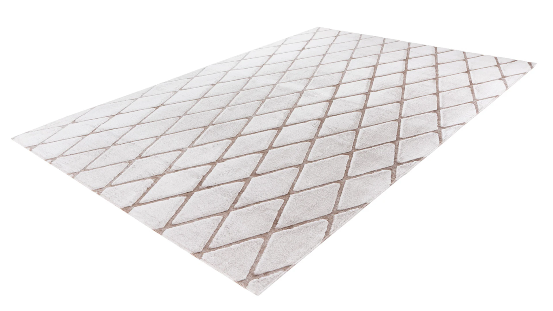 tappeto planeo - Vivica 225 bianco / taupe 80 x 250 cm