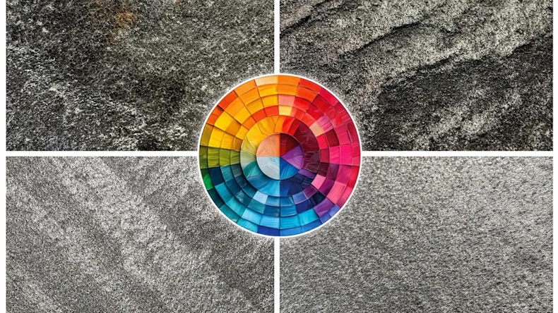 planeo EVOLITH Slate&Stone - Naturstein Wandverkleidung Stellar Void 1220 x 610 mm