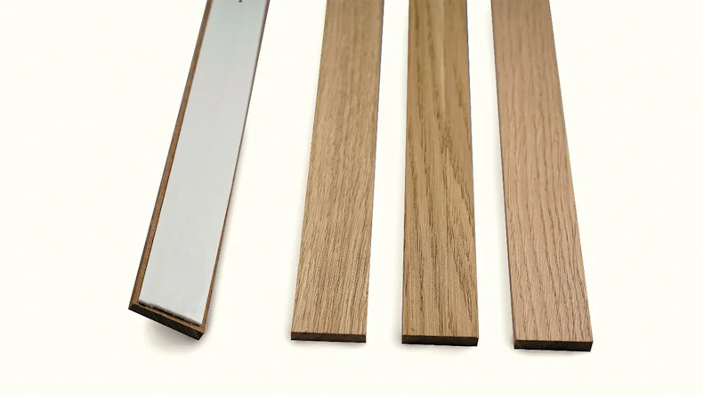 Skaben Panneaux acoustiques SilentWall Easy-Sticks - Chêne Rustique - 250 x 3,45 cm