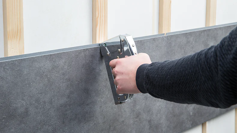 planeo StrongWall - Wandverkleidung Kunststoff XL Light Cement 260 x 90 cm