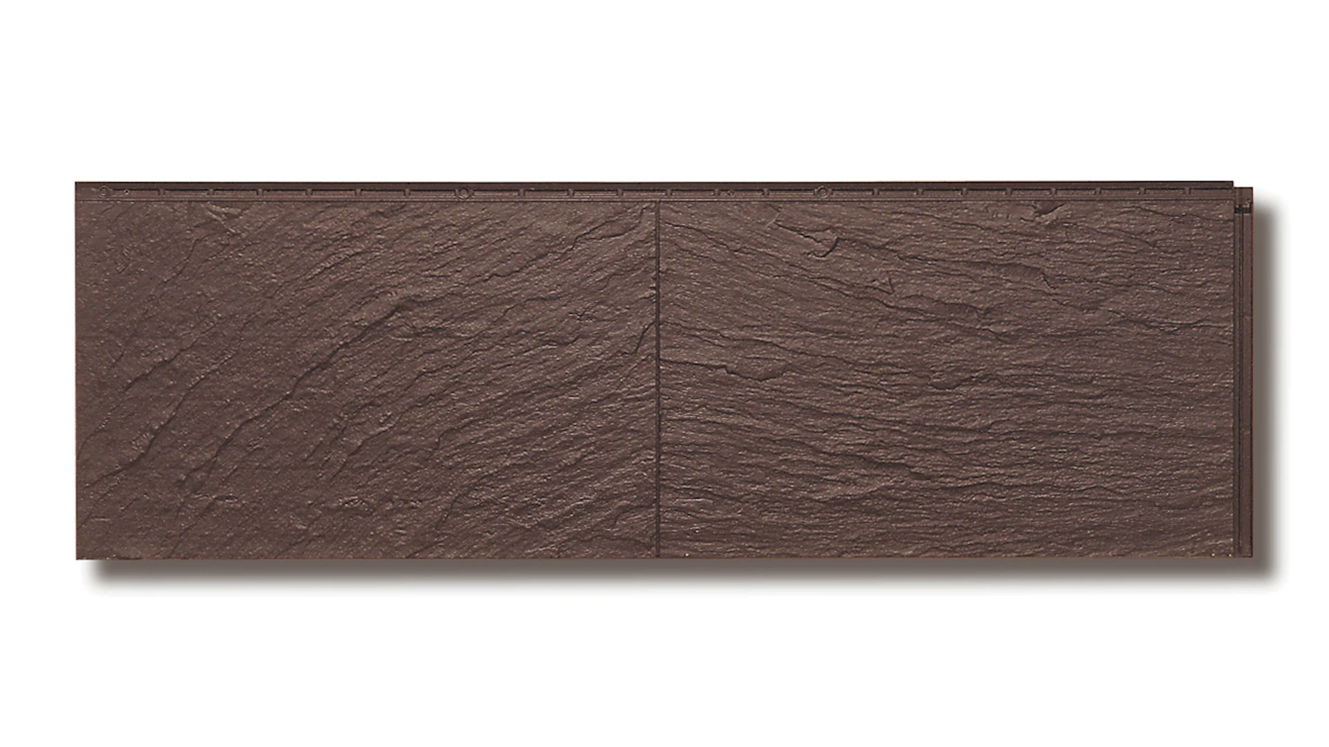 Zierer facade panel slate look SS1 - 1115 x 359 mm brown made of GRP
