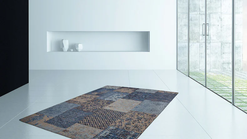 tapis planéo - Symphonie 160 Bleu 200 x 290 cm