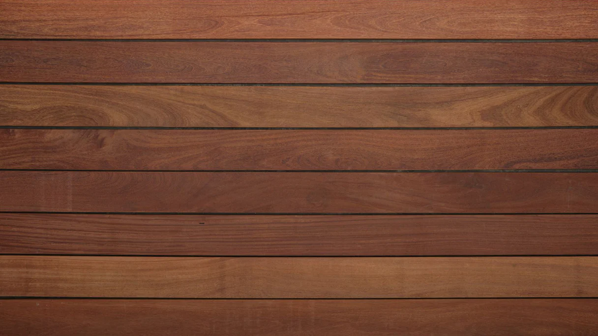 TerraWood Wood Decking Cumaru brown PRIME 21 x 145mm - smooth on both sides