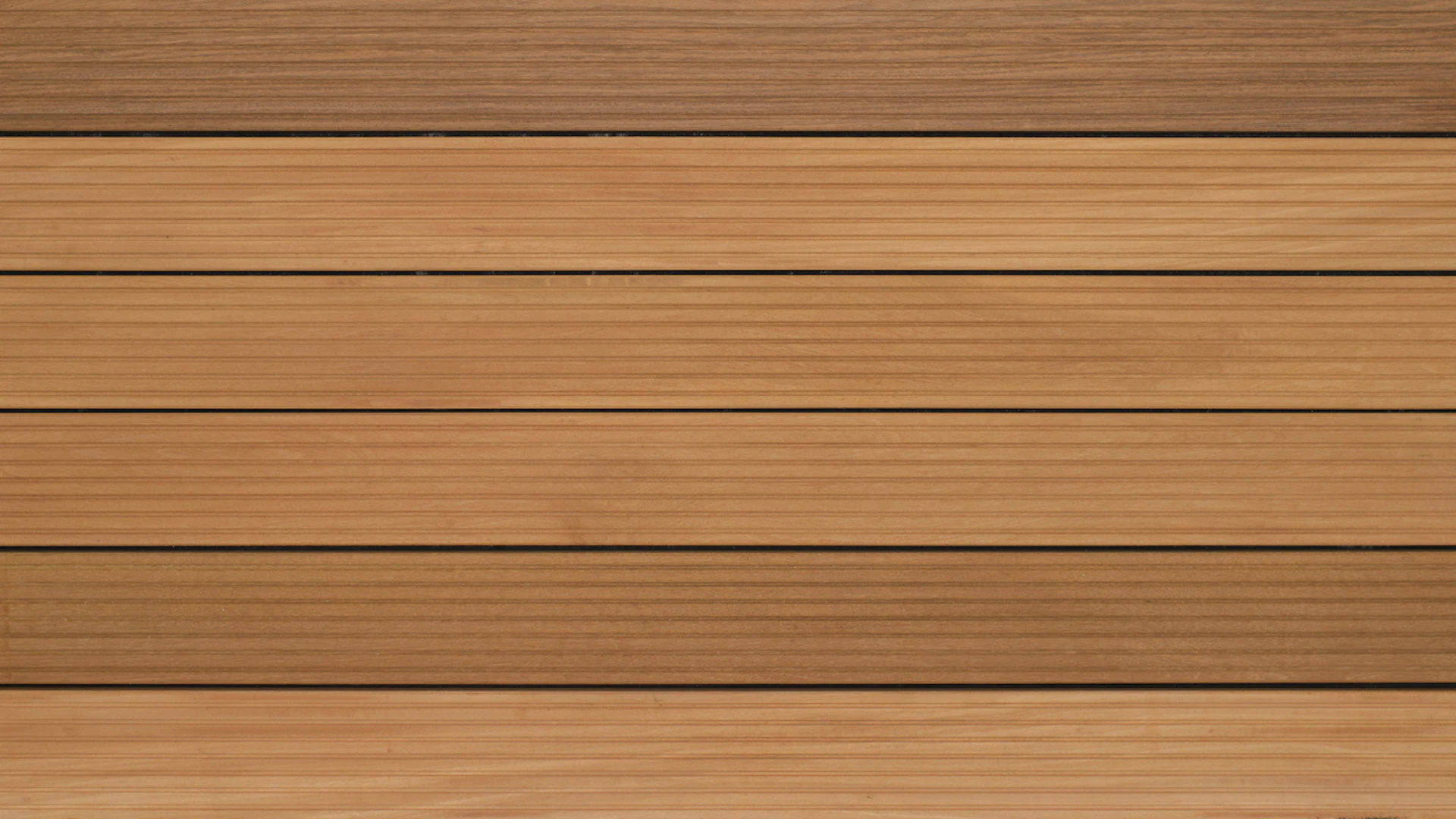 TerraWood Wood Decking Bangkirai 25 x 145 x 3050mm - grooved/fluted