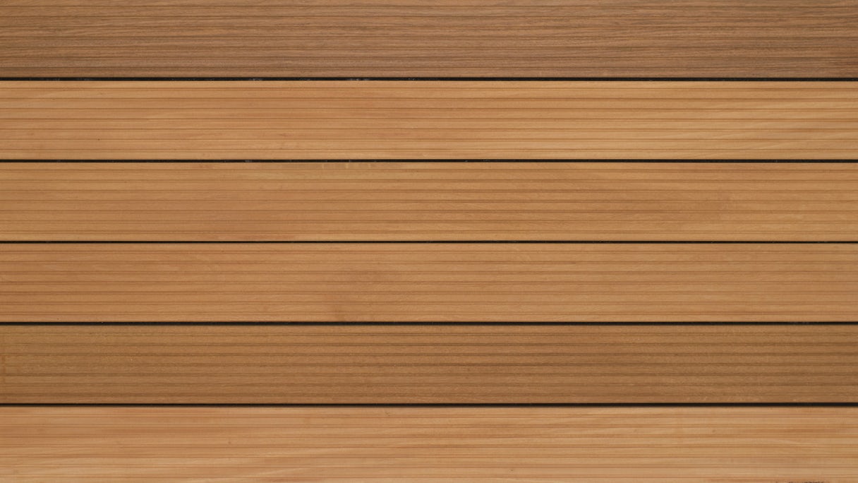 TerraWood Holzterrasse Bangkirai 25 x 145 x 4270mm - gerillt/genutet