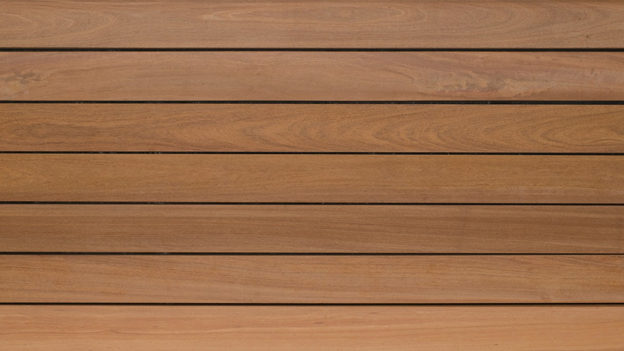 TerraWood Wood Decking Bangkirai 25 x 145 x 4270mm - smooth on both sides