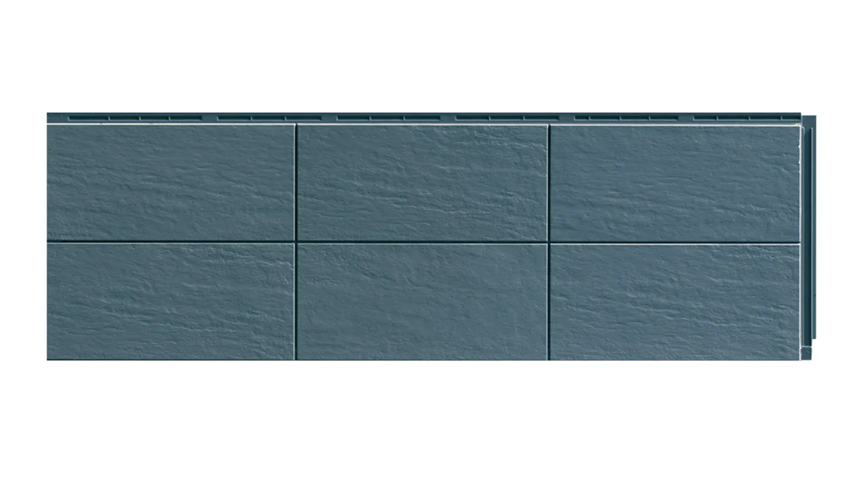 Panneau de façade Zierer aspect argile Terra - 1115 x 359 mm anthracite en PRFV