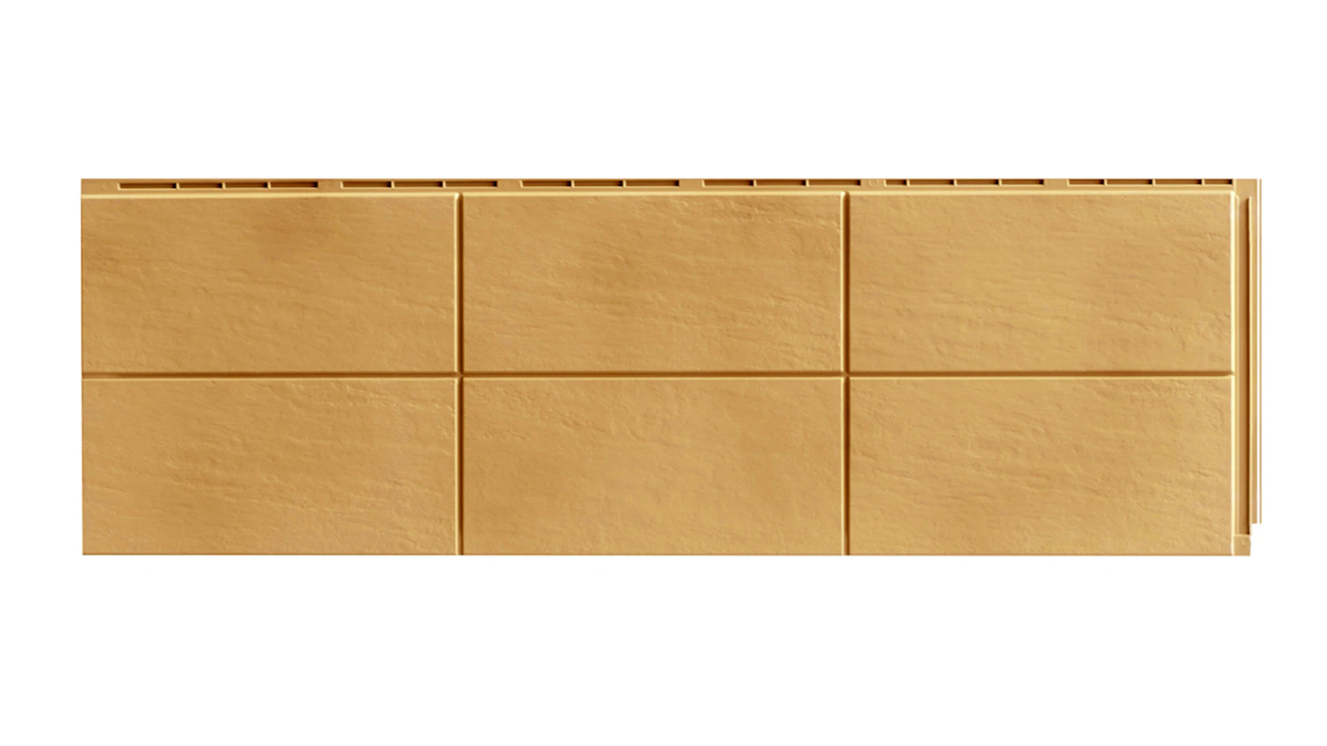 Zierer Fassadenplatte Tonoptik Terra - 1115 x 359 mm sandstein aus GFK