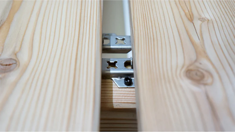 TerraWood Terrassenclip Edelstahl schwarz 5mm Fuge - 50 St. Inkl. Terrassenschraube