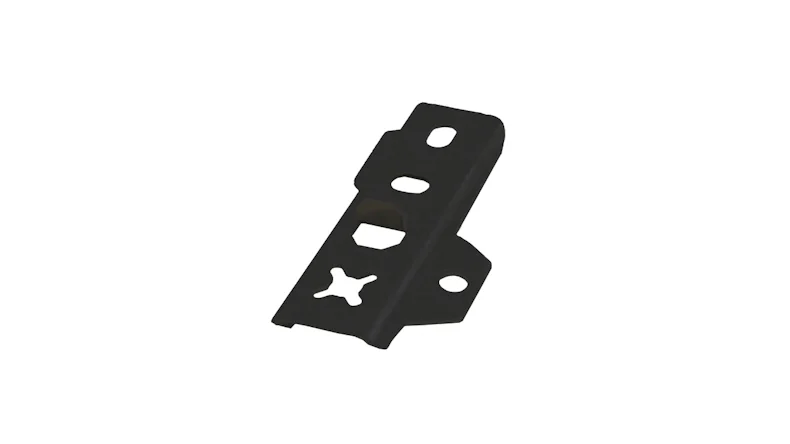 TerraWood Terrassenclip Edelstahl schwarz 5mm Fuge - 50 St. Inkl. Terrassenschraube