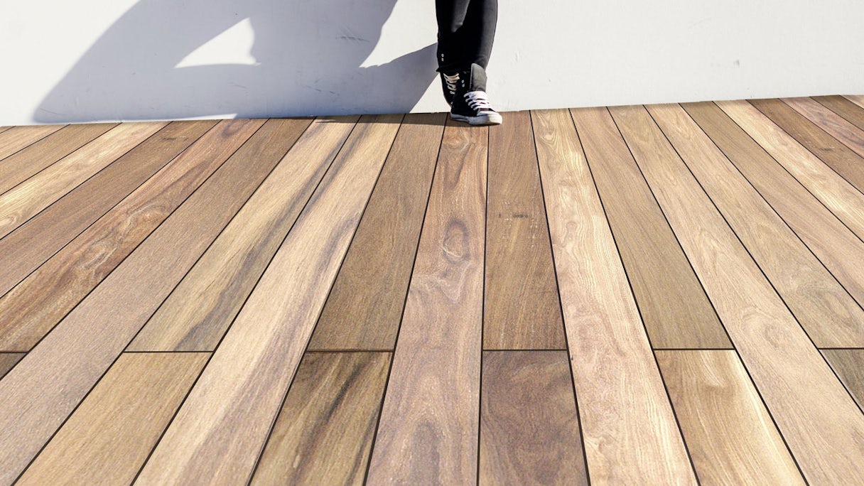 TerraWood Holzterrasse - CUMARU CHAMPAGNE PRIME 21 x 145 x 5790mm beidseitig glatt