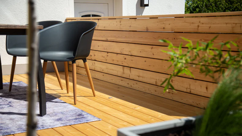 TerraWood Holzterrasse - LÄRCHE sibirisch 26 x 143mm beidseitig glatt