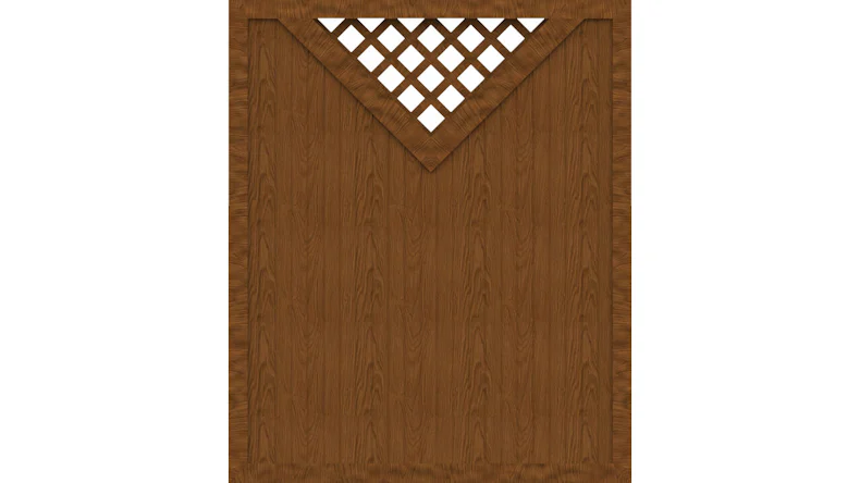 planeo Basic - Brise vue Type B 150 x 180 cm Chêne doré