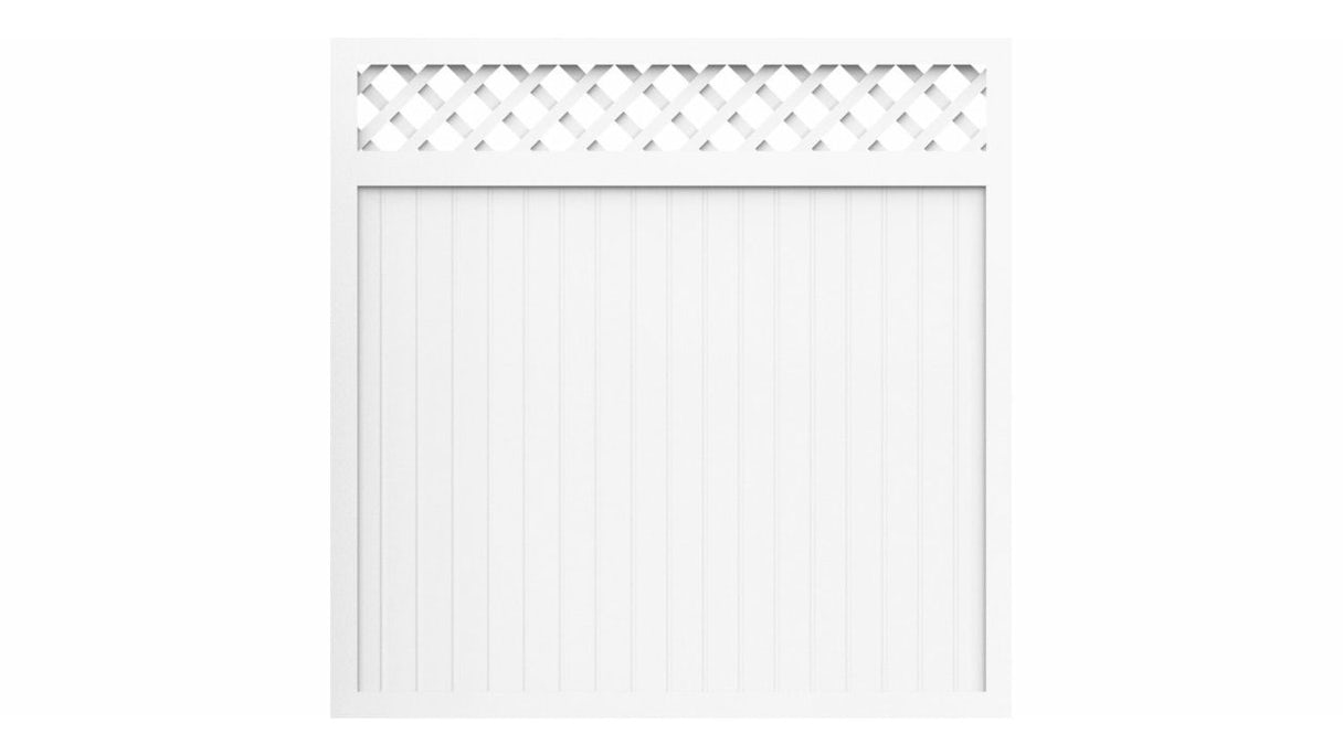 planeo Basic - clôture Type C 180 x 180 cm blanc