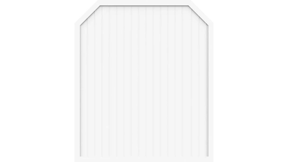 planeo Basic - Clôture Type J 180 x 210 cm blanc