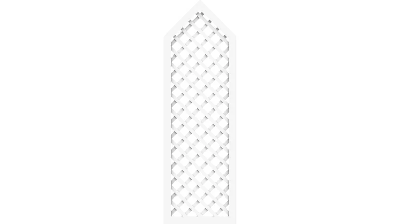 planeo Basic - Brise vue Type P 70 x 215 cm Blanc