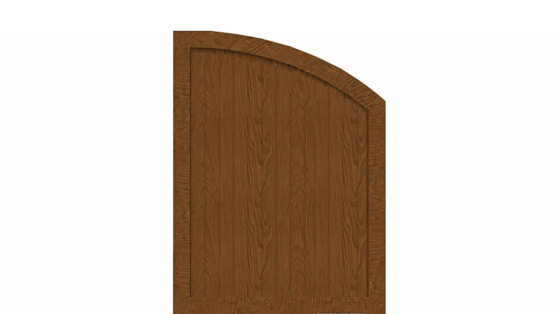 planeo Basic Typ R rechts 90 x 120 cm Golden Oak