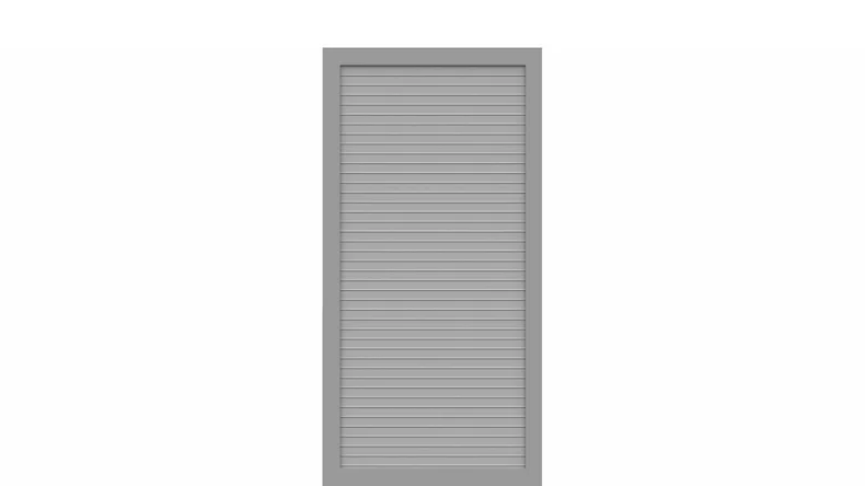 planeo Basic Typ T 90 x 180 cm Silbergrau