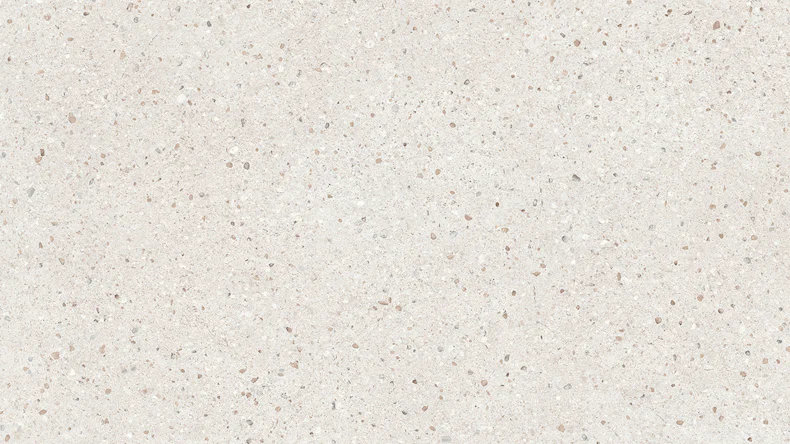 planeo DekoWall - Wandvinyl Prime White Terrazzo Stone | Authentisches Erscheinungsbild (UN-522-WV)